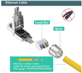 Đầu bấm hạt mạng Cat6A STP không dùng Tool, chống nhiễu Shielded PicoLink