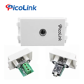 Hạt ổ cắm Audio jack 3.5ly, Picolink PLAD01 chuẩn Wide lắp mặt Panasonic