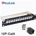 Thanh đấu nối Patch panel 16 port Cat5 PICOLINK mã PN:PL-S1U12 -C5