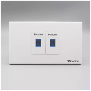 Bộ Wallplate 2 Quang + mặt 2 cổng Chính hãng Picolink