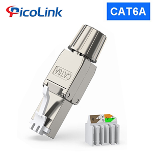 Đầu bấm hạt mạng Cat6A STP không dùng Tool, chống nhiễu Shielded PicoLink