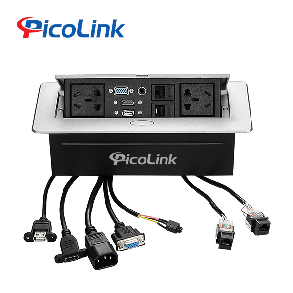 Hộp điện mang PicoLink PLD02 âm bàn đa năng phòng họp