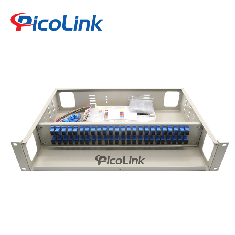 Hộp phối quang PicoLink ODF 48 FO đầy đủ phụ kiện