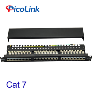 Thanh đấu nối, Patch Panel 24 cổng, Cat7, PicoLink Chuyên dụng