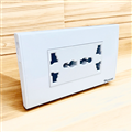 Bộ Wallplate 2 ổ điện 3 chấu Picolink PLD-19203