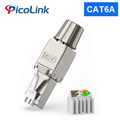 Đầu bấm hạt mạng Cat6A STP không dùng Tool, chống nhiễu, PicoLink PL-KT6A