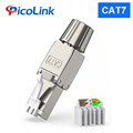Đầu bấm hạt mạng Cat7 STP không dùng Tool, chống nhiễu, Picolink PL-KT7
