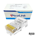 Hạt Mạng RJ50, Đầu Bấm Mạng RJ50 10 Pin, PicoLink PL191RJ50