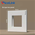 Mặt hình vuông 1 cổng, Mặt Wallplate 1 cổng Picolink PL-191-02V