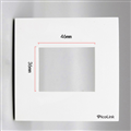 Mặt hình vuông 1 cổng, Mặt Wallplate 1 cổng Picolink PL-191-02V