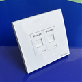 Mặt hình vuông 2 cổng, Mặt Wallplate 2 cổng Picolink PL-M191-02V