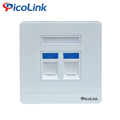 Mặt hình vuông 2 cổng, Mặt Wallplate 2 cổng Picolink PL-MV191-02