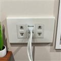 Nhân sạc điện thoại USB và Type C âm tường Picolink PL-1USB-1TC