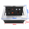 ổ cắm đế âm bàn, âm sàn điện, mạng, HDMI, TypeC Picolink, PL-DN501