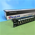 Patch Panel PicoLink CAT6A 24 Port  Chính Hãng P/N: PL-S1U24 -C6A