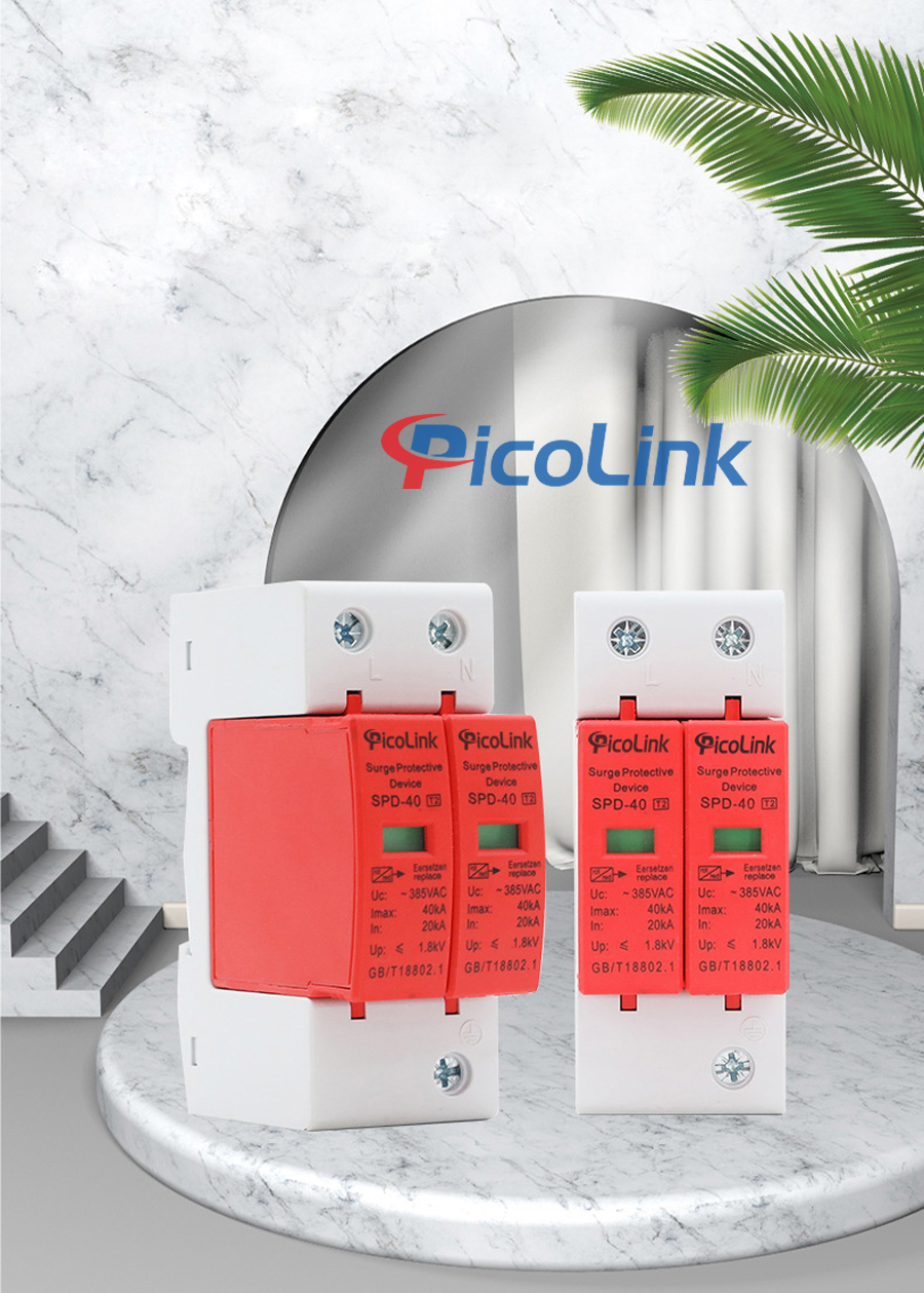 Chống sét lan truyền AC 2P 40Ka, Picolink PL-CS2P-40