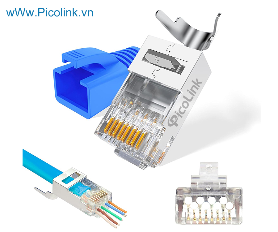 Hạt mạng, Đầu Bấm Mạng PicoLink Cat 7 FTP P/N: PL1910607