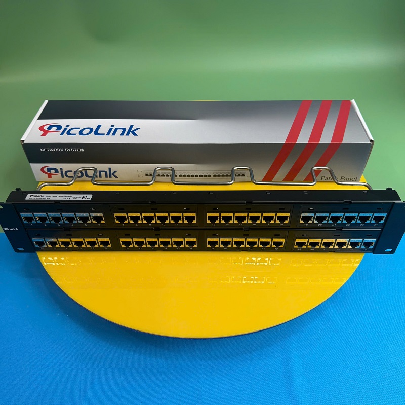 Thanh đấu nối Patch Panel 48 cổng Cat6 FTP 2U PicoLink PL-F2U48P-C6A