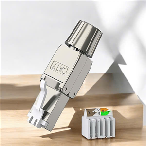 Đầu bấm hạt mạng Cat7 STP không dùng Tool, chống nhiễu, Picolink PL-KT7