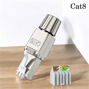 Đầu bấm hạt mạng Cat8 STP không dùng Tool, chống nhiễu, Picolink PL-KT8