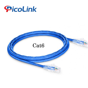 Dây nhảy Patch cord Cat6 UTP, PL, BLUE, 10M chính hãng PicoLink chuẩn 100% đồng