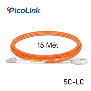 Dây Nhảy Quang Multimod SC-LC 15 Mét, Picolink PL-SCLC15M