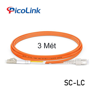Dây Nhảy Quang Multimod SC-LC 3 Mét, Picolink PL-SCLC03M