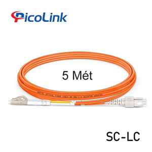 Dây Nhảy Quang Multimod SC-LC 5 Mét, Picolink PL-SCLC05M
