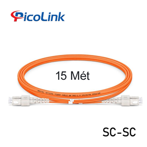 Dây Nhảy Quang Multimode SC-SC 15 Mét, Picolink PL-SCSC15M