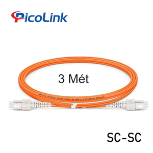 Dây Nhảy Quang Multimode SC-SC 3 Mét, Picolink PL-SCSC03M