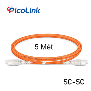 Dây Nhảy Quang Multimode SC-SC 5 Mét, Picolink PL-SCSC05M