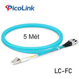 Dây Nhảy Quang OM3 LC-FC 5 mét, Picolink PL-LCFC05D