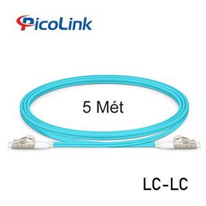 Dây Nhảy Quang OM3 LC-LC 5 mét, Picolink PL-LCLC05D