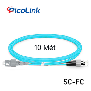 Dây Nhảy Quang OM3 SC-FC 10 mét, Picolink PL-SCFC10D