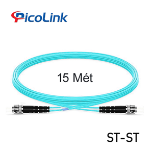 Dây nhảy quang OM3 ST-ST, 15 Mét, Picolink PL-ST-ST15