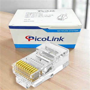 Hạt Mạng RJ50, Đầu Bấm Mạng RJ50 10 Pin, PicoLink PL191RJ50