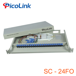 Hộp phối quang ODF 24FO lắp rack chuẩn SC/UPC, PicoLink PL-24SFO-SC