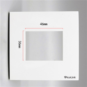 Mặt hình vuông 1 cổng, Mặt Wallplate 1 cổng Picolink PL-191-02V