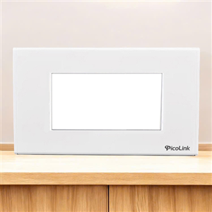 Mặt ổ cắm 3 cổng hình chữ nhật, Picolink PL-M191-03