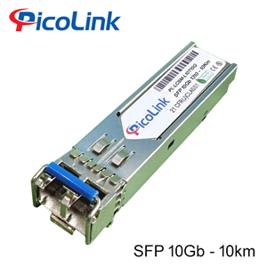 Module quang 2 sợi SFP 10Gbps, khoảng cách 10Km PicoLink, PL-LCSM-L10T10G