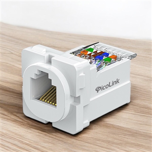 Nhân mạng RJ45 Cat6 , Modul Rack Cat6 Lắp mặt sino, PicoLink PL-1919-6T,