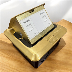 Ổ cắm đế âm sàn 1 nhân Mạng C5, 1 nhân C6 PicoLink PL-056