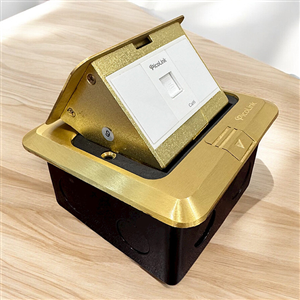ổ cắm đế âm sàn 1 ổ mạng Picolink, PL-011