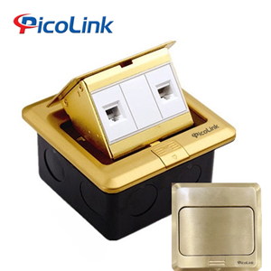 Ổ cắm Đế ân sàn 1 Mạng, 1 Thoại PicoLink PL-016