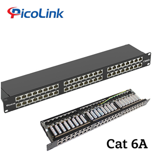 Patch Panel PicoLink CAT6A 48 Port Chính Hãng P/N: PL-S2U48 -C6A