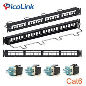 Thanh đấu nối Patch Panel 24 Port Cat6, PicoLink PL-S1U24D-C6