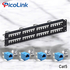 Thanh đấu nối Patch Panel CAT5 48 Port PicoLink PL-S2U48X-C5